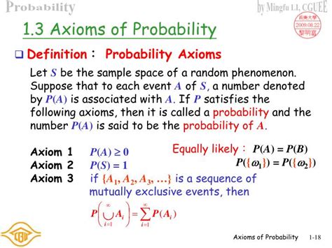 PPT - Chapter 1 Axioms of Probability PowerPoint Presentation - ID:1257434