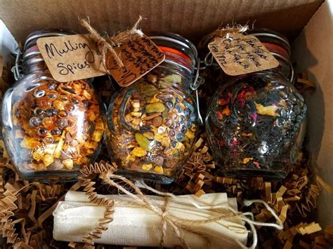 Winter Herbal Tea Blends Loose Leaf Tea Gift Set Trio, all natural ...