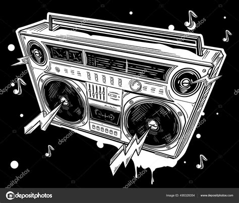 Boombox Graffiti Sketches