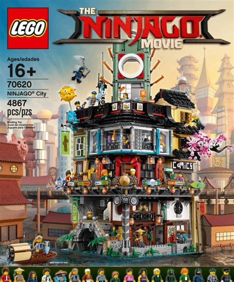 The LEGO Ninjago Movie 70620 Ninjago City, 3rd largest set of all time, now available for LEGO ...