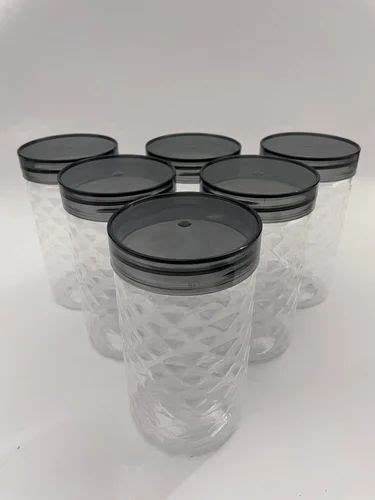 Capacity: 250 ML Transparent Pet Plastic Jar, For Food Storage at best ...