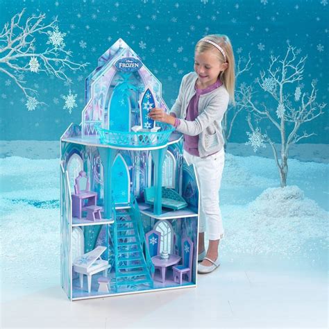 KidKraft Disney Frozen Ice Castle Dollhouse Christmas Gift For Kids ...