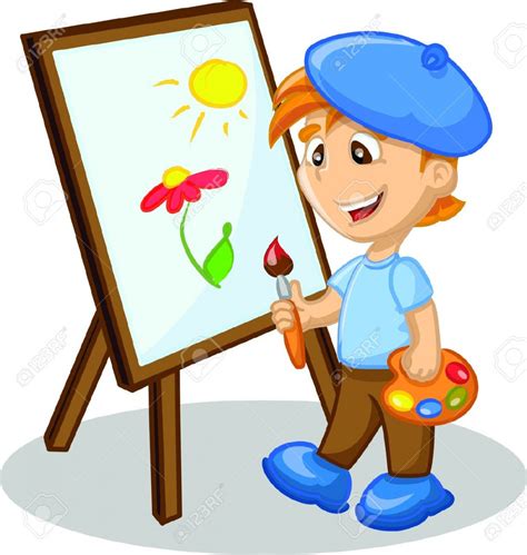 Painter clipart child painting, Painter child painting Transparent FREE ...