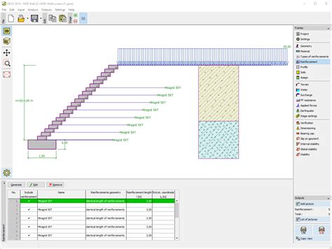 MSE Wall | Geotechnical Software GEO5