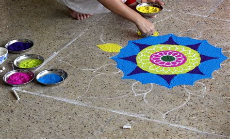 Makar Sankranti Haldi Kunku Special Rangoli