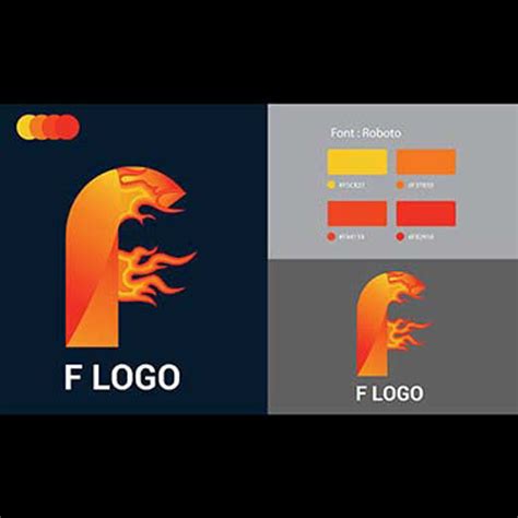 F Logo inspiration Template Design