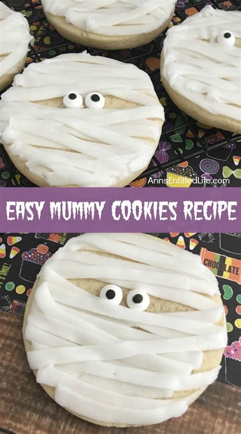 Mummy Cookies Recipe