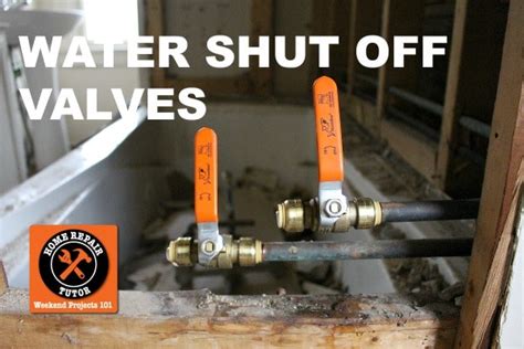 How to Install a Water Shut Off Valve (9 Minutes!!) - Home Repair Tutor