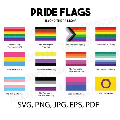 12 Lgbtq Flags Pride Printable Cut Fileslgbtq Svg Bundle Etsy Uk | Porn Sex Picture