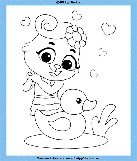 Duck Coloring Pages