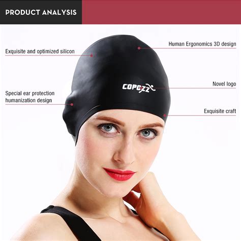 COPOZZ New Flexible Silicone Waterproof Swimming Caps | GearVita