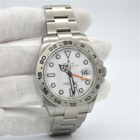 Rolex Explorer II White Dial for $16,500 for sale from a Seller on Chrono24