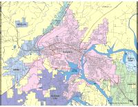 Gadsden Digital Vector Maps - Download Editable Illustrator & PDF Vector Map of Gadsden