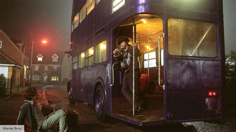 Harry Potter’s Knight Bus scenes used actors walking in slow-motion