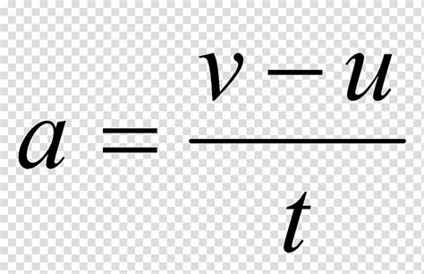 Velocity Acceleration Formula