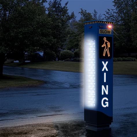 Pedestrian Crosswalk Sign System – Unique Multi-Signal Pedestrian Warning System