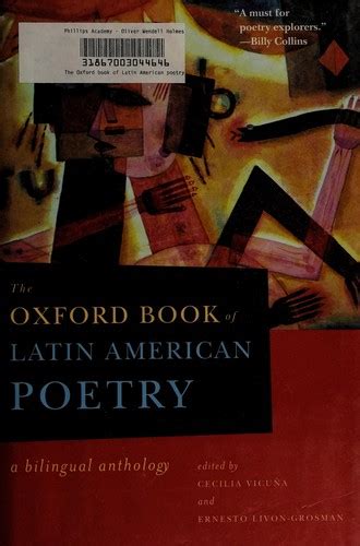 The Oxford book of Latin American poetry by Cecilia Vicuña | Open Library