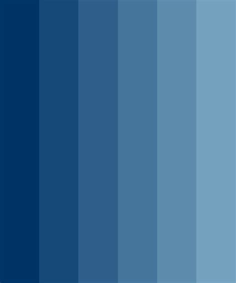 Gradient Dull Blue Color Palette | Blue color schemes, Blue shades ...