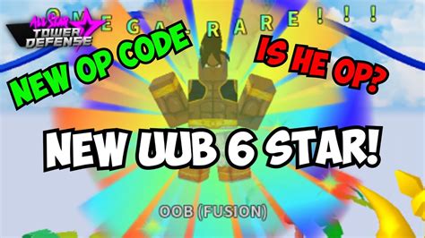 [NEW OP CODE] Uub 6 STAR IS OP FOR STORY WITH CRAZY RANGE! | ASTD ...