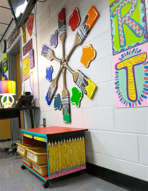 Cassie Stephens: In the Art Room: Paint Stick Pencil Cabinet!