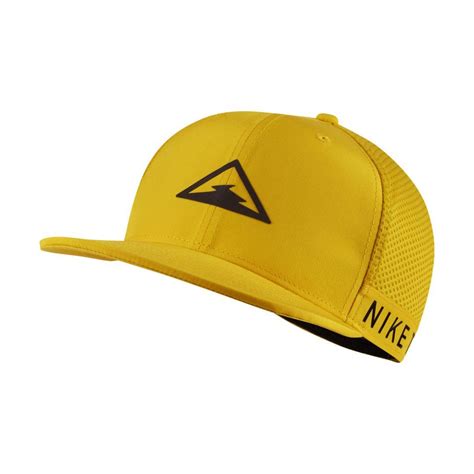 Nike Dri-fit Pro Trail Cap in Yellow for Men | Lyst