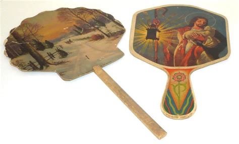 vintage advertising hand fans | Vintage fans, Church fan, Vintage church