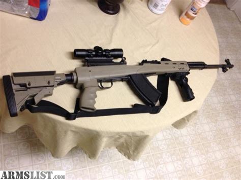 ARMSLIST - For Trade: TACTICAL SKS with ATI stock scope ect...