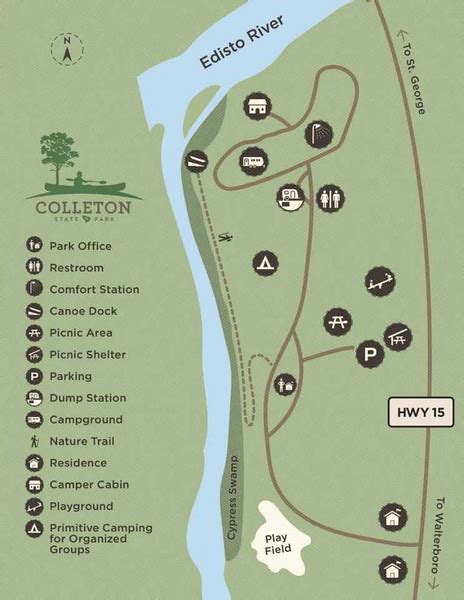 Colleton State Park Map Trails