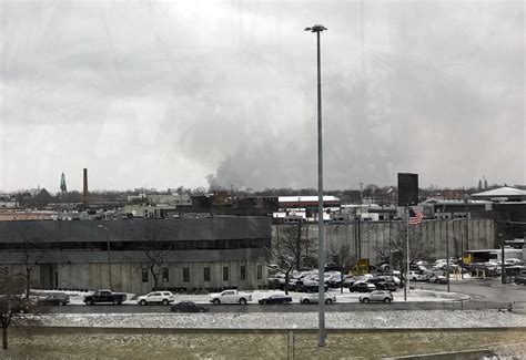 Fire strikes car junkyard on Detroit's east side | Crain's Detroit Business