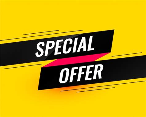 Free Vector | Special offer modern sale banner template