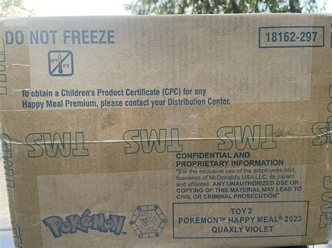 Pokemon 2023 McDonalds Happy Meal Toy #2 Sealed Case (150 Packs ...