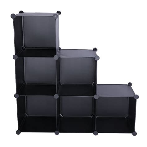 Multi-Purpose Cube Storage 6-Cube Closet Organizer Storage Shelves ...