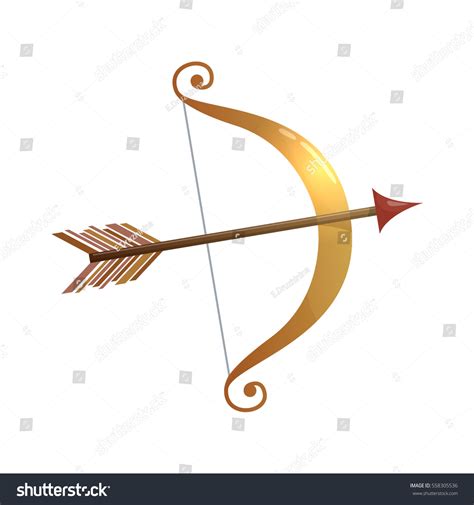 Colorful Cartoon Illustration Cupid Bow Arrow Stock Vector (Royalty Free) 558305536 | Shutterstock