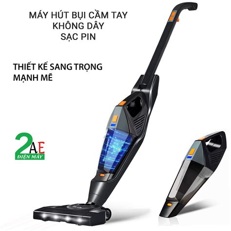 Máy hút bụi cầm tay Hikeren không dây cao cấp, sạc pin 2 trong 1 - Điện ...