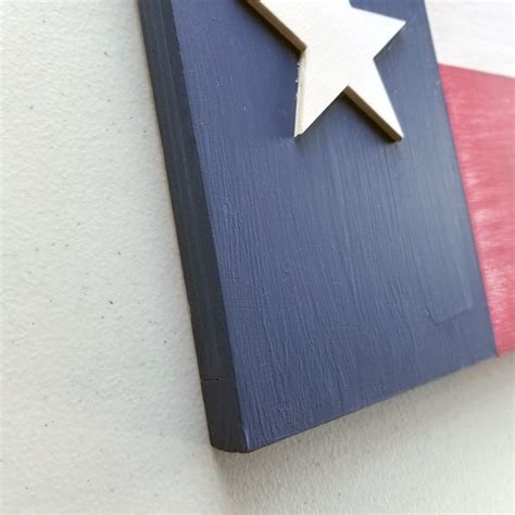 Texas State Flag on Wood, Wooden Flag Wall Decor 9x12, Texas Flag Decor ...