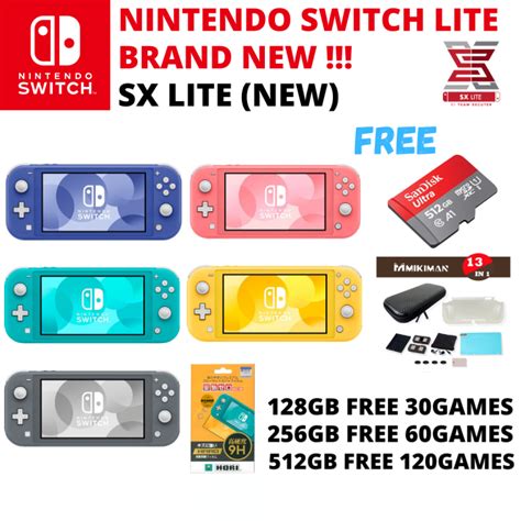 Nintendo Switch Lite With Free Games | Lazada