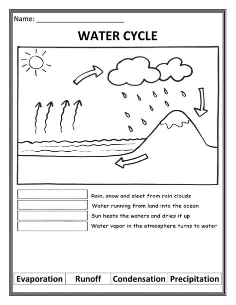 Water cycle online activity for Grade 4-7. You can do the exercises ...