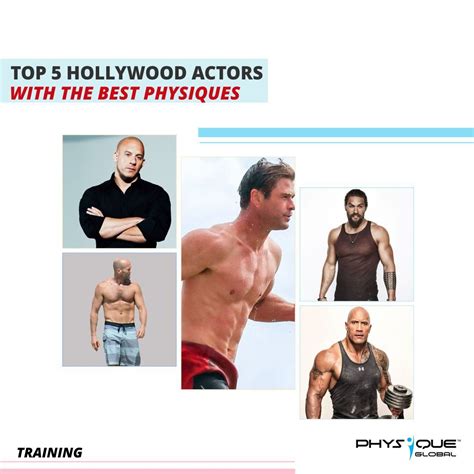 Top 5 Hollywood actors with the best Physiques | Physique Global