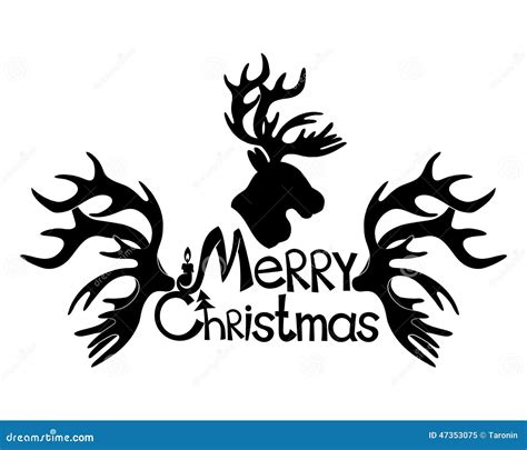 Merry Christmas. stock vector. Illustration of element - 47353075