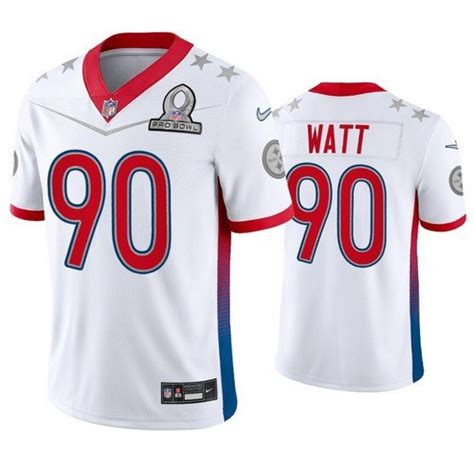 Steelers T.J. Watt 2022 Pro Bowl White Jersey – US Sports Nation