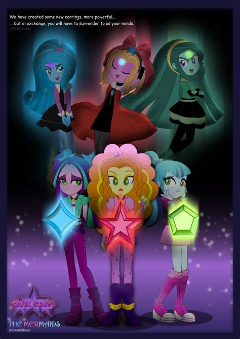 MLP Dark Stars and Dazzlings by jucamovi1992 on DeviantArt