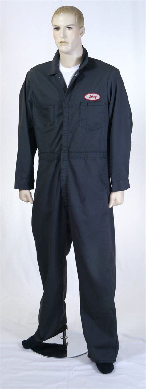 Classic Gray Mechanic Jumpsuit - Vintage Workwear