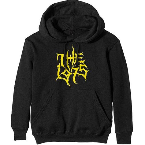 The 1975 Hoodies - The 1975 Unisex Pullover Hoodie: Gold Logo | The 1975 Merch