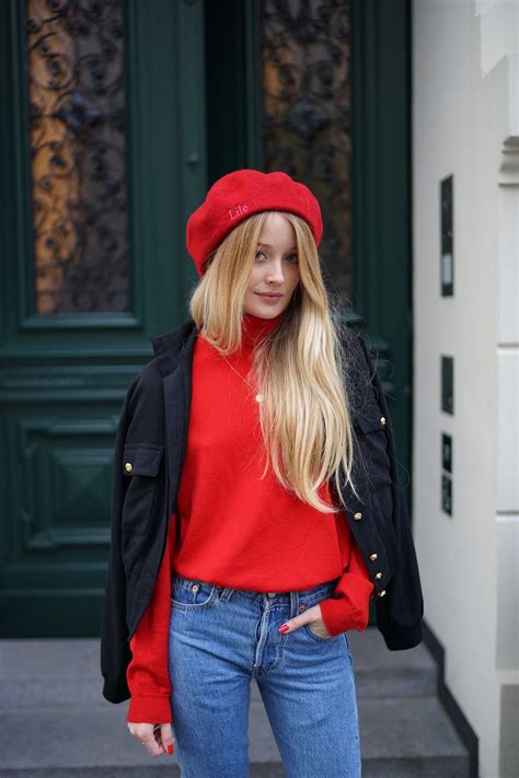 RED BERET: PATINESS | Traje francês, Roupas para usar com chapéu, Ideias fashion