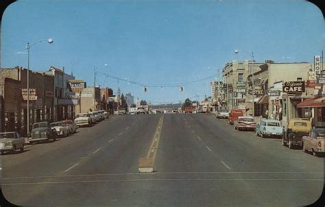 Business District Cortez, CO Postcard