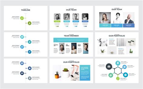 Clean Simple PowerPoint template #74618 - TemplateMonster | Simple powerpoint templates ...