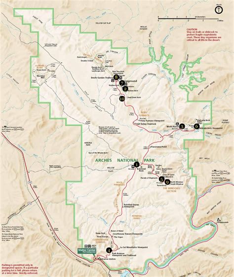 arches national park map - Google zoeken | Arches NP | Pinterest ...