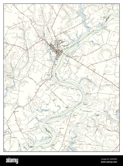 Chestertown, Maryland, map 1953, 1:24000, United States of America by Timeless Maps, data U.S ...