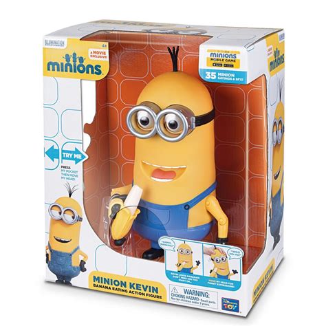 Minion Kevin Banana Eating Action Figure Review - Kids Toys News