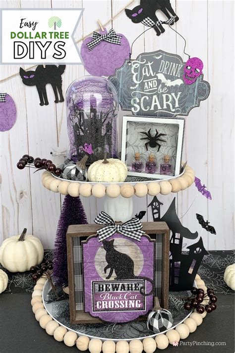 Dollar Tree DIY Halloween crafts, best dollar tree halloween decor ...